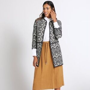 Marks & Spencer Geometric Black and White Blazer (small)